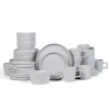 Stone Lain Celina Stoneware 32-piece Dinnerware Set In White