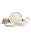 Stone Lain Claire 12-piece Dinnerware Set Stoneware In Neutral
