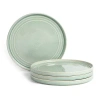 Stone Lain Claire 4-pc. Stoneware Dinner Plate In Green