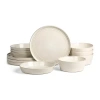 Stone Lain Claire 4-pc. Stoneware Dinnerware Set In White