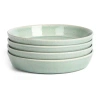 Stone Lain Claire 4-pc. Stoneware Pasta Bowl In Green