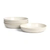 Stone Lain Claire 4-pc. Stoneware Pasta Bowl In White