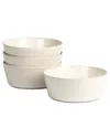 Stone Lain Claire 4-piece Bowl Set Stoneware In Neutral