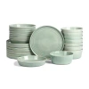 Stone Lain Claire 8-pc. Stoneware Dinnerware Set In Green