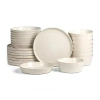 Stone Lain Claire 8-pc. Stoneware Dinnerware Set In White