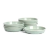Stone Lain Claire 8-pc. Stoneware Pasta Bowl In Green