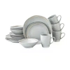 Stone Lain Clara 16-pc. Porcelain Dinnerware Set In Gray