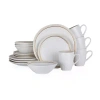 Stone Lain Clara 16-pc. Porcelain Dinnerware Set In White