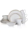 Stone Lain Clara 16-pc. Porcelain Dinnerware Set In White