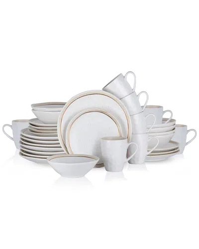 Stone Lain Clara 32pc Porcelain Dinnerware Set