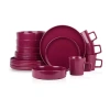 Stone Lain Cleo 16 Piece Dinnerware Set In Purple