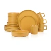 Stone Lain Cleo 16 Piece Dinnerware Set In Yellow