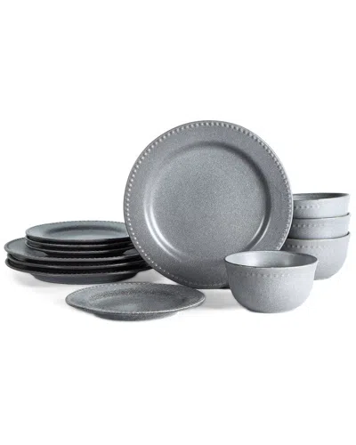 STONE LAIN STONE LAIN COMET 12-PIECE DINNERWARE SET STONEWARE