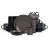 Stone Lain Daisy 32-piece Dinnerware Set Stoneware In Blue
