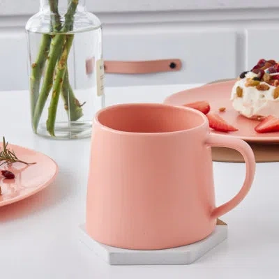 Stone Lain Delilah Mug Set Porcelain In Peach