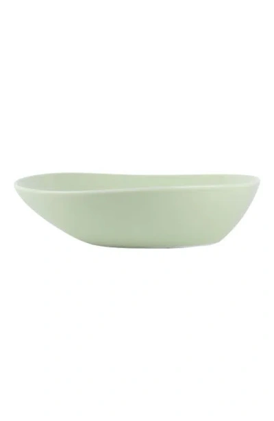Stone Lain Delilah Porcelain 6-piece Pasta Bowl Set In Green