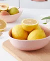 Stone Lain Delilah Porcelain Bowls, Set Of 6 In Blush