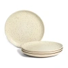 Stone Lain Dua 4-pc. Stoneware Dinner Plate In White