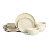 Stone Lain Dua 4-pc. Stoneware Dinnerware Set In White