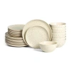 Stone Lain Dua 8-pc. Stoneware Dinnerware Set In White