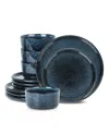 Stone Lain Eden 12 Pc. Dinnerware Set, Service For 4 In Blue