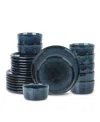 Stone Lain Eden 24 Pc. Dinnerware Set, Service For 8 In Blue