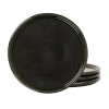 Stone Lain Eden 4-pc. Stoneware Dinner Plate In Black