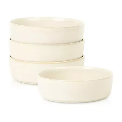 Stone Lain Eden 4-pc. Stoneware Pasta Bowl In Sand