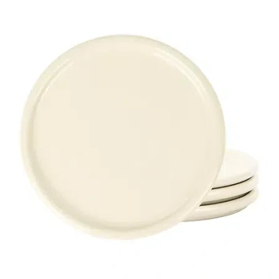 Stone Lain Eden 4-pc. Stoneware Salad Plate In Sand