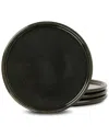 Stone Lain Eden 4pc Stoneware Dinner Plate Set In Grey