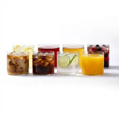 Stone Lain Eden Glassware Set, Clear In Transparent