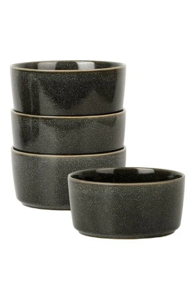 Stone Lain Eden Stoneware 4-piece Bowl Set In Gray