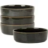Stone Lain Eden Stoneware 4-piece Pasta Bowl Set In Gray