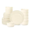 Stone Lain Eden Stoneware Dinnerware Set In White
