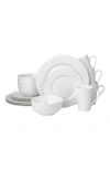 Stone Lain Eleanor Bone China 16-piec Dinnerware Set In White
