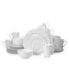 Stone Lain Eleanor 32pc Bone China Dinnerware Set In White