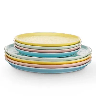 Stone Lain Elena 4-piece Dinner Plate Set Stoneware In Other