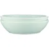 Stone Lain Elena Stoneware 4-piece Bowl Set In Green