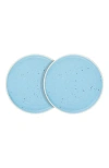 Stone Lain Elena Stoneware 4-piece Dinner Plate Set In Blue