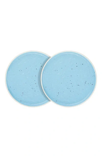 Stone Lain Elena Stoneware 4-piece Dinner Plate Set In Blue