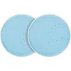 Stone Lain Elena Stoneware 4-piece Salad Plate Set In Blue