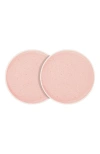 Stone Lain Elena Stoneware 4-piece Salad Plate Set In Pink