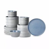 Stone Lain Elica 24-pc. Stoneware Dinnerware Set In Blue