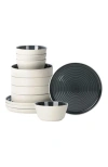 Stone Lain Elica 12 Pc. Dinnerware Set, Service For 4 In White