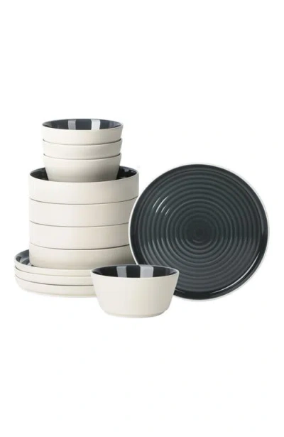 STONE LAIN STONE LAIN ELICA STONEWARE 12-PIECE DINNERWARE SET