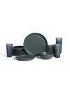 Stone Lain Elio 16-pc. Dinnerware Set, Service For 4 In Green