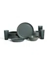 Stone Lain Elio 16-pc. Dinnerware Set, Service For 4 In Green