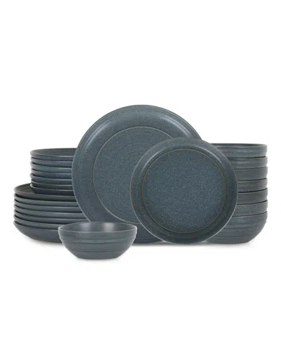 Stone Lain Elio 24 Pc. Dinnerware Set, Service For 8 In Blue