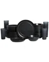 Stone Lain Elio 32pc Dinnerware Set In Black