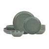 Stone Lain Elio 4-pc. Stoneware Dinnerware Set In Green